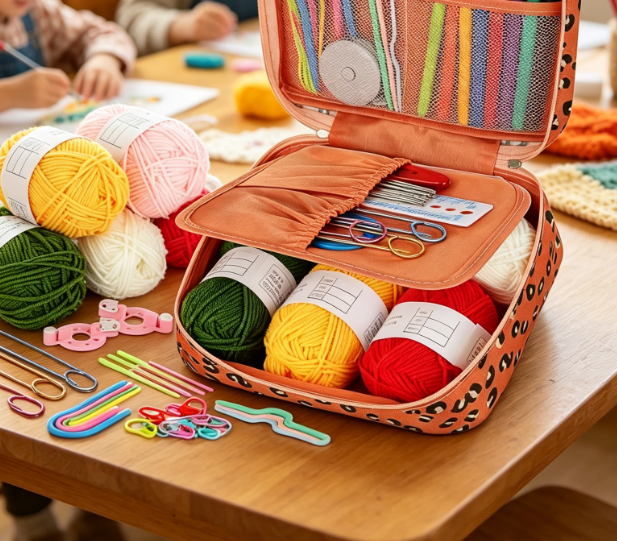 58 Piece Portable Travel Crochet Kit Image 2