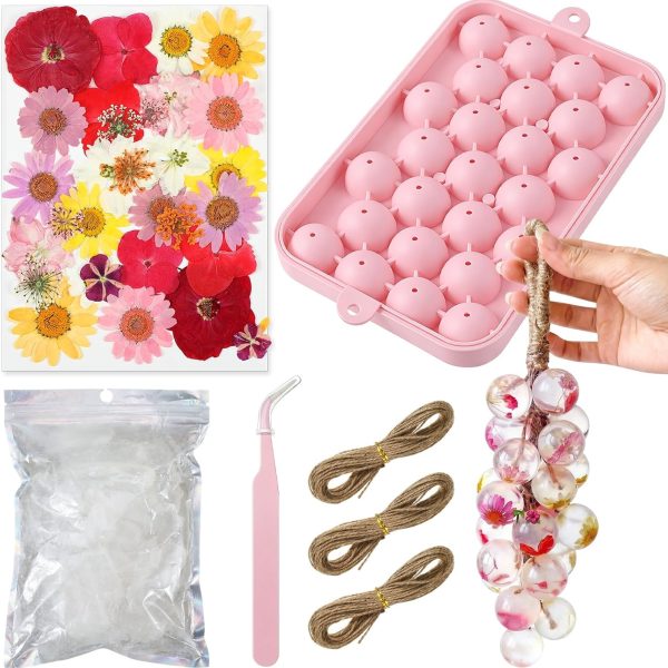Grape Shaped Handmade Soap Kit, Includes Natural Soap Base (Gift Set)